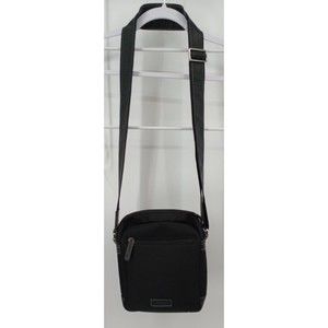 Delsey Black Crossbody Shoulder Bag Manbag Handbag Travel